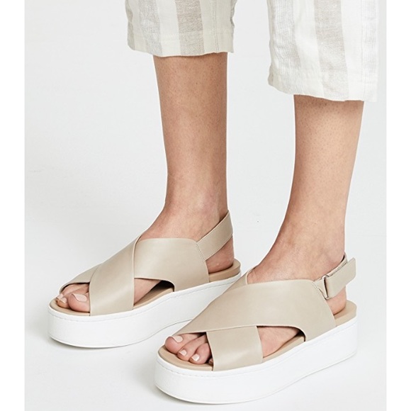 vince leather sandals